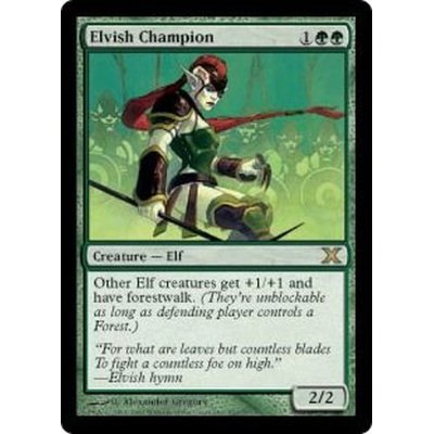 [EX+]エルフのチャンピオン/Elvish Champion《英語》【10E】