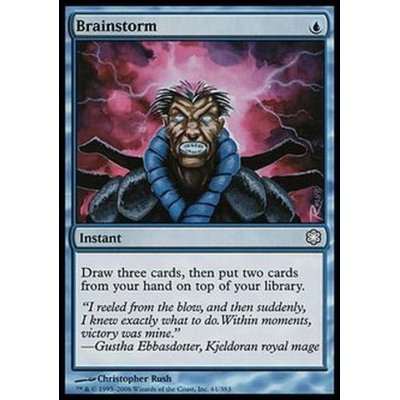 [EX]渦まく知識/Brainstorm《英語》【Coldsnap Theme Deck Reprints】