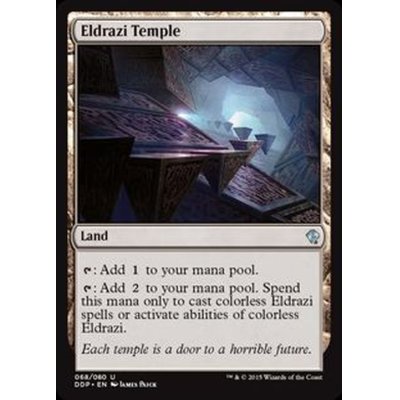 [EX+]エルドラージの寺院/Eldrazi Temple《英語》【Duel Decks: Zendikar vs. Eldrazi】