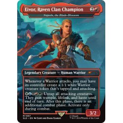 画像1: [EX+](FOIL)(1557)Eivor, Raven Clan Champion　//　刃を咲かせる者、ナジーラ/Najeela, the Blade-Blossom《英語》【SLD】