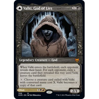 (FOIL)(ショーケース枠)嘘の神、ヴァルキー/Valki, God of Lies《英語》【KHM】