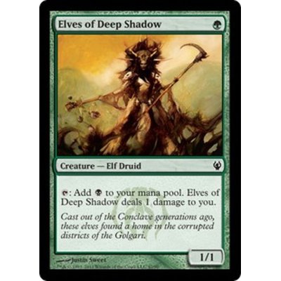 深き闇のエルフ/Elves of Deep Shadow《英語》【Duel Decks: Izzet vs. Golgari】