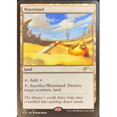 [EX+](FOIL)不毛の大地/Wasteland《英語》【SLD】