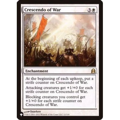 戦争の最高潮/Crescendo of War《英語》【Reprint Cards(The List)】