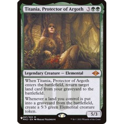 アルゴスの庇護者、ティタニア/Titania, Protector of Argoth《英語》【Reprint Cards(The List)】