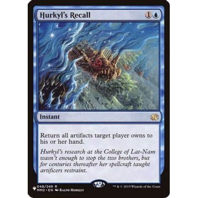 ハーキルの召還術/Hurkyl's Recall《英語》【Reprint Cards(The List)】