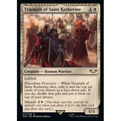 [EX+](サージFOIL)聖カトリーヌの凱旋/Triumph of Saint Katherine《英語》【40K】