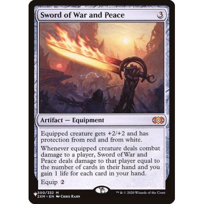 [EX]戦争と平和の剣/Sword of War and Peace《英語》【Reprint Cards(The List)】