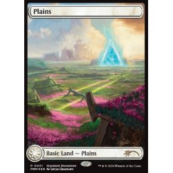 画像1: (FOIL)(フルアート)(0001)平地/Plains《英語》【PRM】