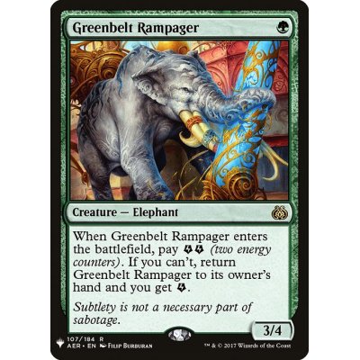 緑地帯の暴れ者/Greenbelt Rampager《英語》【Reprint Cards(The List)】