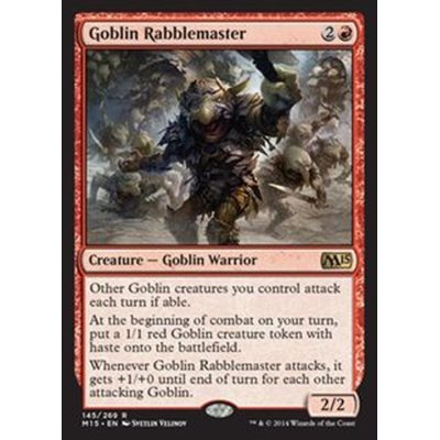 [EX]ゴブリンの熟練扇動者/Goblin Rabblemaster《英語》【M15】