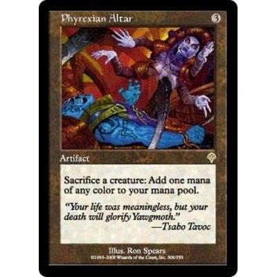 [EX+]ファイレクシアの供犠台/Phyrexian Altar《日本語》【INV】