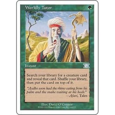 [EX+]俗世の教示者/Worldly Tutor《英語》【6ED】