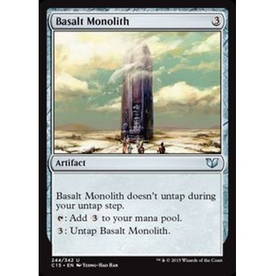 [EX]玄武岩のモノリス/Basalt Monolith《英語》【Commander 2015】