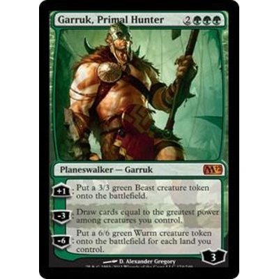 [EX+]原初の狩人、ガラク/Garruk, Primal Hunter《英語》【M12】