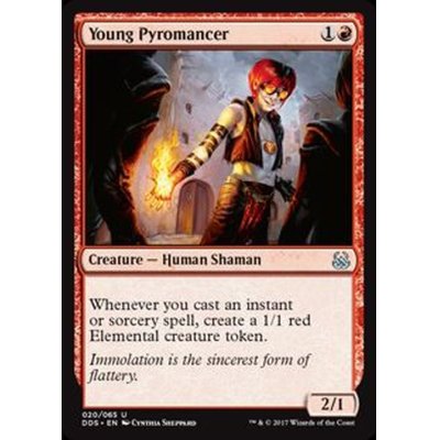 [EX+]若き紅蓮術士/Young Pyromancer《英語》【Duel Decks: Mind vs. Might】