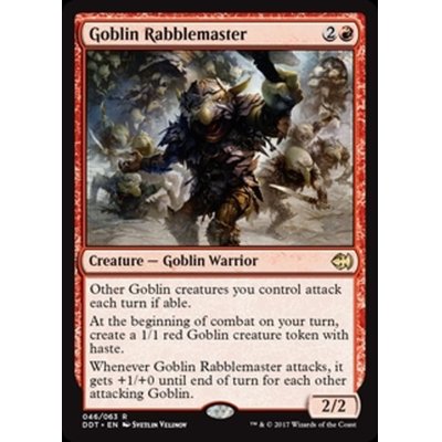 [EX+]ゴブリンの熟練扇動者/Goblin Rabblemaster《英語》【Duel Decks: Merfolk vs. Goblins】