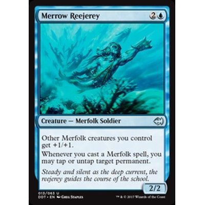 [EX+]メロウの騎兵/Merrow Reejerey《英語》【Duel Decks: Merfolk vs. Goblins】