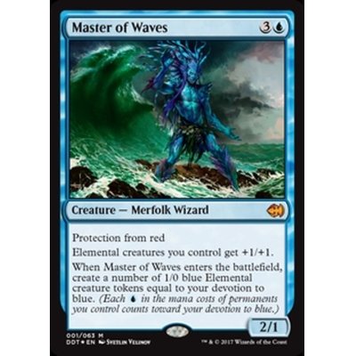 [EX+]波使い/Master of Waves《英語》【Duel Decks: Merfolk vs. Goblins】