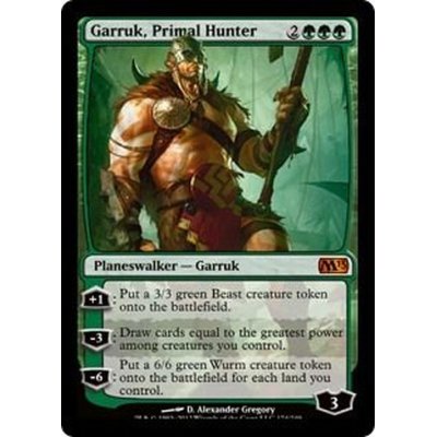 原初の狩人、ガラク/Garruk, Primal Hunter《英語》【M13】