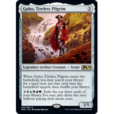 [EX](FOIL)不屈の巡礼者、ゴロス/Golos, Tireless Pilgrim《英語》【M20】