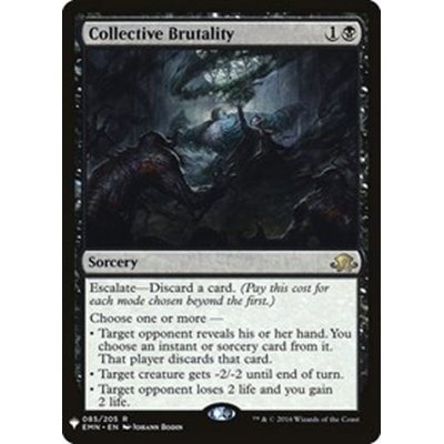 集団的蛮行/Collective Brutality《英語》【Reprint Cards(Mystery Booster)】