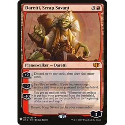 屑鉄の学者、ダレッティ/Daretti, Scrap Savant《英語》【Reprint Cards(Mystery Booster)】