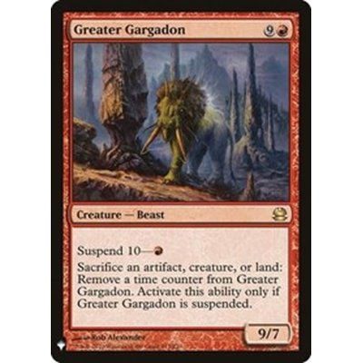 [EX+]大いなるガルガドン/Greater Gargadon《英語》【Reprint Cards(Mystery Booster)】