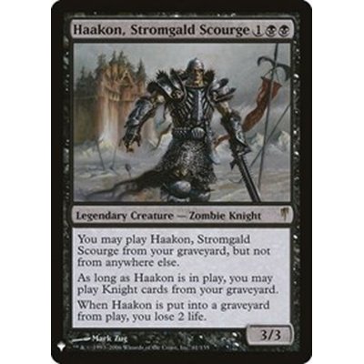 [EX+]ストロームガルドの災い魔、ハーコン/Haakon, Stromgald Scourge《英語》【Reprint Cards(Mystery Booster)】
