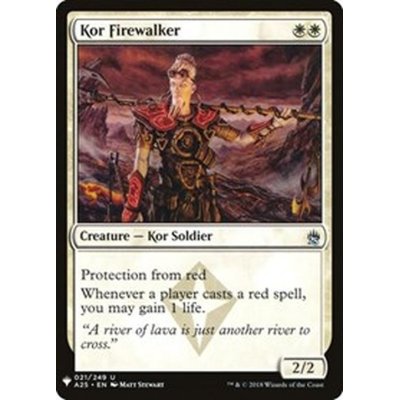 コーの火歩き/Kor Firewalker《英語》【Reprint Cards(Mystery Booster)】