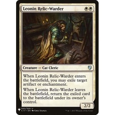 [EX+]レオニンの遺物囲い/Leonin Relic-Warder《英語》【Reprint Cards(Mystery Booster)】