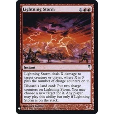 [EX+]稲妻の嵐/Lightning Storm《英語》【Reprint Cards(Mystery Booster FOIL)】