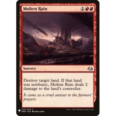 溶鉄の雨/Molten Rain《英語》【Reprint Cards(Mystery Booster)】