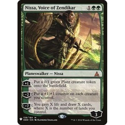 [EX+]ゼンディカーの代弁者、ニッサ/Nissa, Voice of Zendikar《英語》【Reprint Cards(Mystery Booster)】