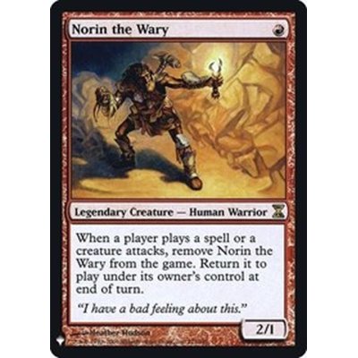 二の足踏みのノリン/Norin the Wary《英語》【Reprint Cards(Mystery Booster FOIL)】