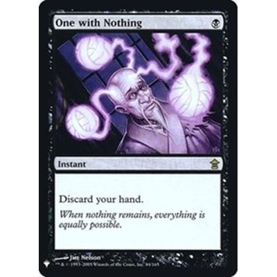 空虚自身/One with Nothing《英語》【Reprint Cards(Mystery Booster FOIL)】