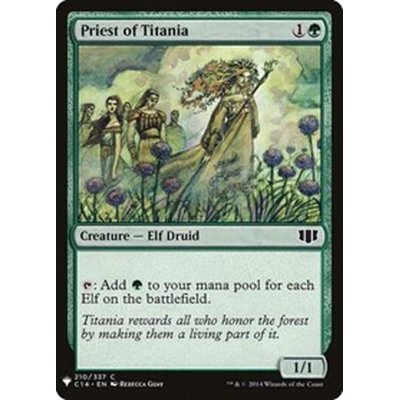 [EX+]ティタニアの僧侶/Priest of Titania《英語》【Reprint Cards(Mystery Booster)】