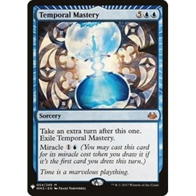 [EX+]時間の熟達/Temporal Mastery《英語》【Reprint Cards(Mystery Booster)】