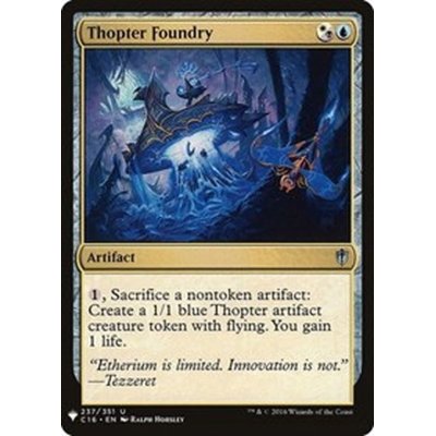 (C16)飛行機械の鋳造所/Thopter Foundry《英語》【Reprint Cards(Mystery Booster)】