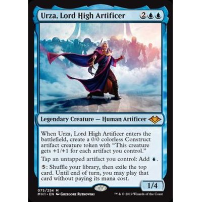 (FOIL)最高工匠卿、ウルザ/Urza, Lord High Artificer《英語》【MH1】