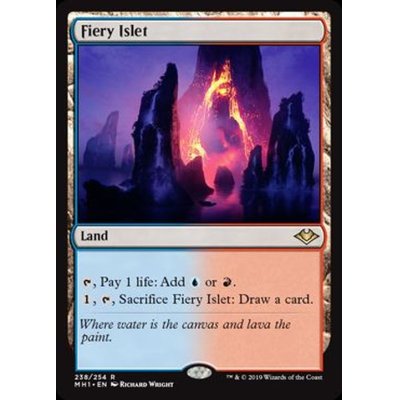 (FOIL)焦熱島嶼域/Fiery Islet《英語》【MH1】