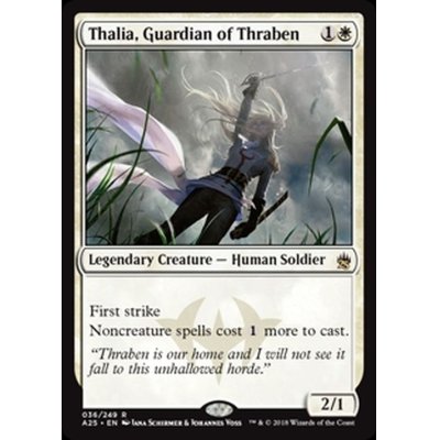 [EX+]スレイベンの守護者、サリア/Thalia, Guardian of Thraben《英語》【A25】