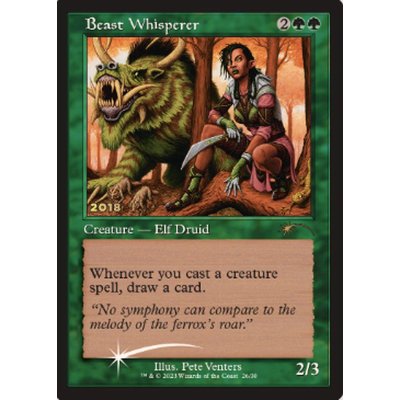 (FOIL)(2018)獣に囁く者/Beast Whisperer《英語》【PRM】