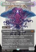 [EX+](ダブルレインボウFOIL)再誕世界、エムラクール/Emrakul, the World Anew《英語》【MH3】