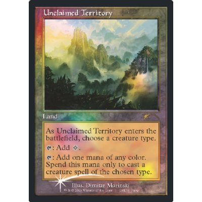 (FOIL)(旧枠仕様)手付かずの領土/Unclaimed Territory《英語》【PRM】