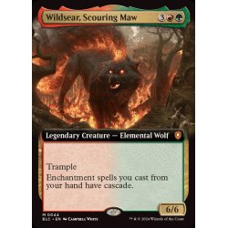 画像1: [EX](FOIL)(フルアート)一掃する大口、猛焼/Wildsear, Scouring Maw《英語》【BLC】