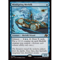 画像1: (FOIL)思考の泉のマーフォーク/Mindspring Merfolk《英語》【DFT】