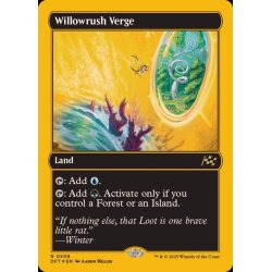 画像1: (ファーストプレイスFOIL)ウィローラッシュの境界/Willowrush Verge《英語》【DFT】