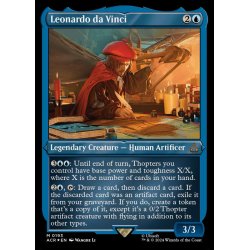 画像1: [EX+](エッチングFOIL)レオナルド・ダ・ヴィンチ/Leonardo da Vinci《英語》【ACR】