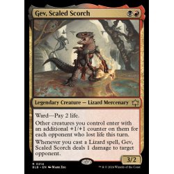 画像1: (FOIL)鱗の焦熱、ゲヴ/Gev, Scaled Scorch《英語》【BLB】